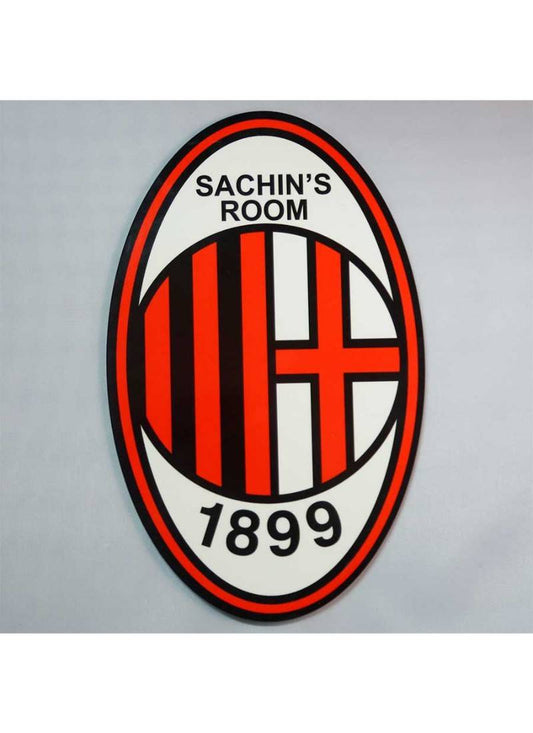 Personalised AC Milan Door Name Plate