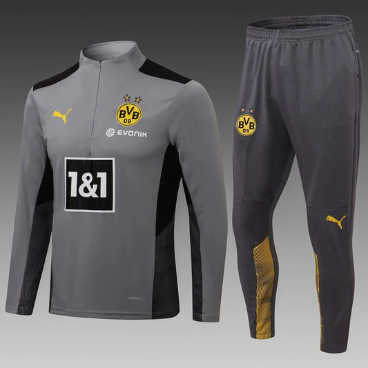 Borussia Dortmund Grey Training Tracksuit