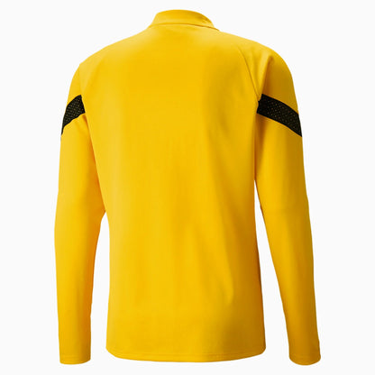 Borussia Dortmund Quarter Zip Top - Cyber Yellow