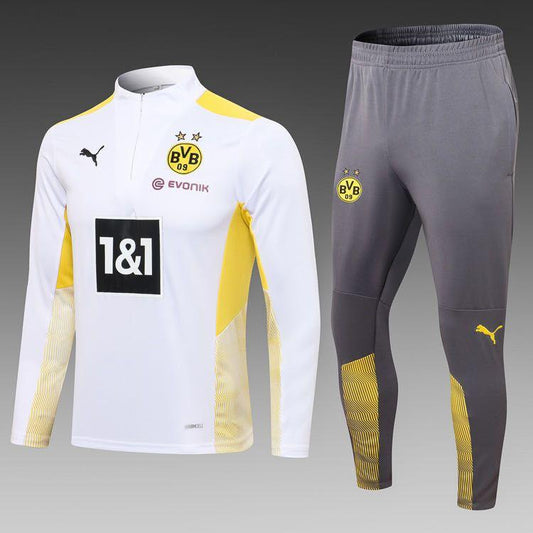 Borussia Dortmund White Training Tracksuit